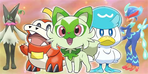 pokemon scarlet starter evolutions|Pokémon Scarlet & Violets Starters Guide